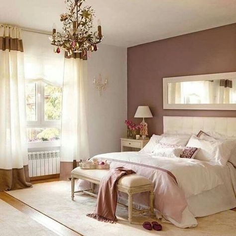 ♡ ᒪOᑌIᔕE ♡ Romantic Bedroom Colors, Romantic Bedroom Lighting, Cute Dorm Rooms, Bedroom Deco, Romantic Bedroom, The Bedroom, Beautiful Bedrooms, Bedroom Colors, Bed Room