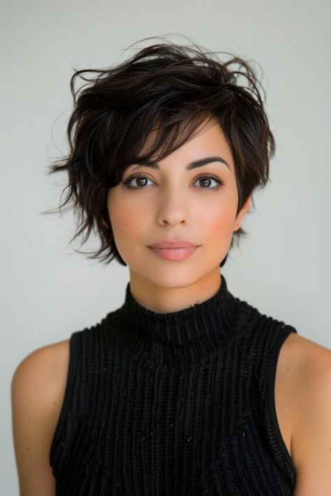 90s Haircuts, Haircut Tip, Messy Short Hair, Short Wavy Hair, Girl Haircuts, Short Hair Haircuts, Hair Today, Short Hairstyles For Women, Hair Dos