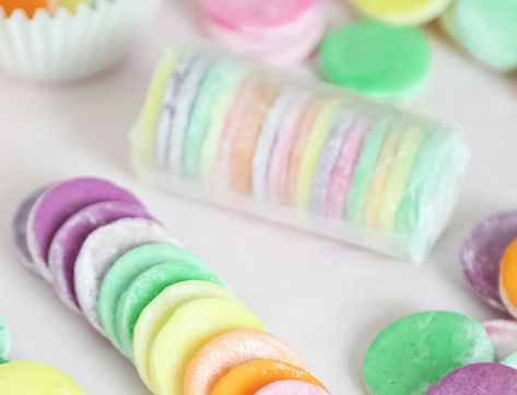 Necco Wafer recipe Wafer Recipe, Albino Dolphin, Necco Wafers, Home Made Candy, Candy Wafers, Candy Ideas, Homemade Candy, Pink Food Coloring, Cinnamon Flavor