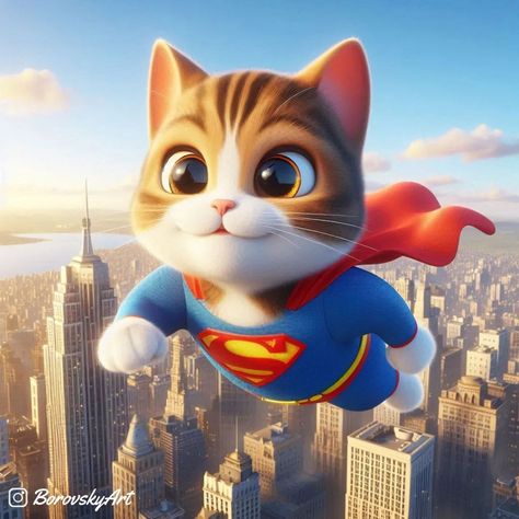 Have A Super Day, Cat Superhero, Men's Day, No Doubt, Manado, Kitty Cat, All Time, Superman, Dc Comics