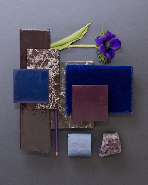 David Thulstrup, Mood Board Interior, Blue Berry, Material Board, Material Palette, Mood And Tone, Interior Design Mood Board, Mood Board Inspiration, Mood Board Design