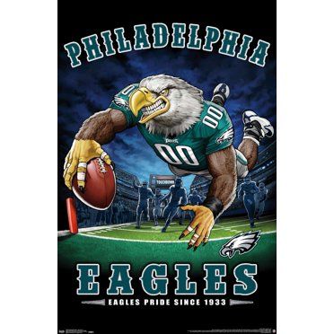 Green Bay Packers - End Zone - Walmart.com Eagles Poster, Nfl Art, Nfl Philadelphia Eagles, Eagles Football, Barn Wood Frames, Trends International, Wall Poster, Philadelphia Eagles, Football Fans