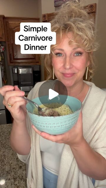 Kate Kelso Higdon on Instagram: "Simple Carnivore Dinner
One of my favorite things about Carnivore is how simple it is.

This dinner was not only simple but made enough for my husband and I to have dinner and we’ll have left overs tomorrow with some scrambled eggs.

This is just 1 lb of ground pork sausage, cook then set aside. Then brown 2 lbs of ground beef adding 4 tablespoons of butter, salt, pepper and garlic powder. 

Good quality mineral salt is essential in a carnivore diet.  Pepper and garlic powder can be omitted if you are more Lion’s Diet which is a very strict version of Carnivore.

Since starting this diet again, I feel so alert all day!  I think the brain focus is by far my favorite benefit.  But there are many including increased energy and of course fat loss.  It’s hard to Carnivore Dinner, Mineral Salt, Carnivore Diet, Increased Energy, Dinner Sides, Pork Sausage, Ground Pork, Diet Meal Plans, High Protein Recipes