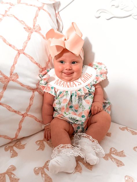 Mother’s Day Bubble🎀🌸 #AddleighGrace #3monthsOld Bubble Romper Baby Girl, Bubble Outfit, Bubble Clothes, Baby Easter Outfit, Childrens Clothing Stores, Baby Bubble, Pink Bubbles, Baby Easter, Easter Girl