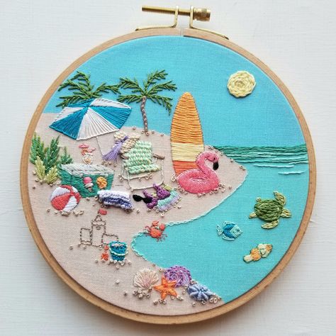 Embroidery Hoop Art Diy, Embroidery Hoop Crafts, Halloween Embroidery Designs, Embroidery Wall Art, Needlework Crafts, Embroidery Stitches Tutorial, Hand Work Embroidery, Embroidery Patterns Free, Hand Embroidery Pattern