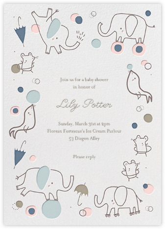 Baby shower invitations - Paperless Post Baby Invitation Card, Circus Tricks, Online Baby Shower Invites, Online Baby Shower, Baby Birthday Invitations, Baby Shower Card, Birth Announcement Card, Baby Inspiration, Paperless Post