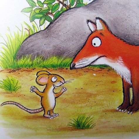 Julia Donaldson Books, School Murals, The Gruffalo, Fox Art, Animal Art, Fox, Mural, Drawings, Animals