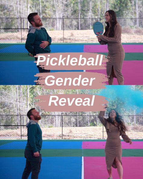 Pickleball Gender Reveal, Unexpected Blessings, Blue Court, Gender Reveal Gifts, Shower Diy, Gender Reveal Decorations, Baby Gender Reveal, Reveal Ideas, Baby Reveal