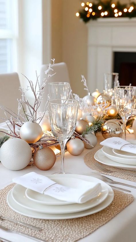 20 Elegant Christmas Dining Table Decor Ideas You Must See 28 Christmas Dining Table Decor Ideas, Dining Table Decor Ideas, Christmas Dining Table Decor, Green Tablecloth, Christmas Dining Table, Table Decor Ideas, Navidad Diy, Green Wreath, Christmas Dining