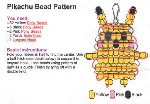 Beaded Pikachu Pattern, Beaded Pokemon Pattern, Pikachu Bead Pattern, Pokemon Pony Bead Patterns, Pony Bead Pokemon, Beaded Pikachu, Pokemon Beads Pattern, Pokemon Activities, Pikachu Beads