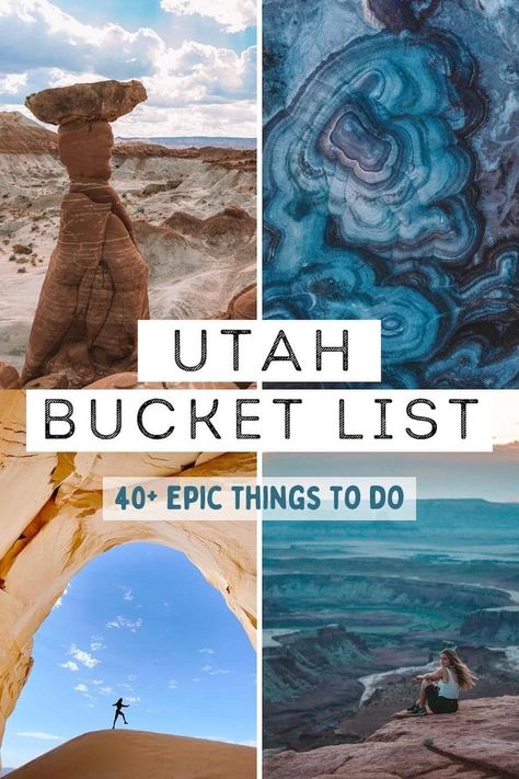 Get a list of the best things to do in Utah to add to your Utah bucket list. This list includes the best things to do in southern Utah, the best national parks in Utah, and the best things to do in northern Utah. | what to do in Utah | best places to visit in Utah | best places to go in Utah Devils Slide Utah, Things To Do In Utah Fall, Best Places In Utah, Places In Utah To Visit, Trip To Utah National Parks, Utah In September, Things To See In Utah, Things To Do In Utah With Kids, Utah Bucket List Things To Do