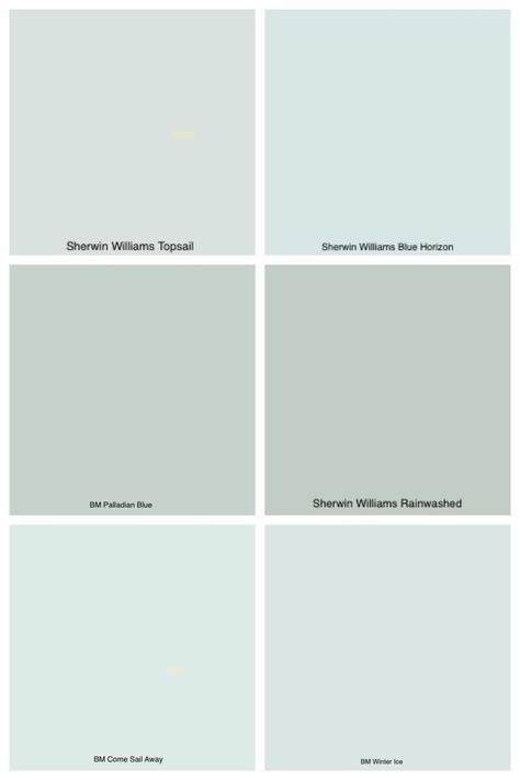 Beachy Tile Floors, Light Seafoam Walls Paint Colors, Soft Aqua Paint Color, Pale Aqua Paint Colors, Seafoam Green Accent Wall, Muted Aqua Paint Colors, Light Aqua Bedroom, Beach Colors For Home Coastal, Sea Foam Paint Color