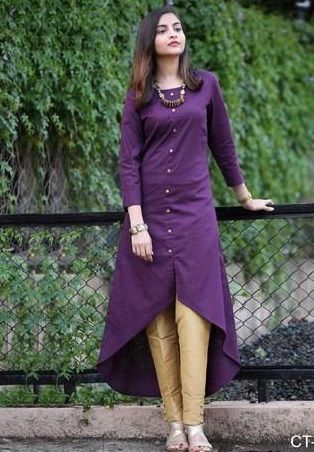 definitely come to your mind. Kurti Designs For Women, Silk Kurti Designs, Kurti Style, Stylish Kurtis Design, New Kurti Designs, Simple Kurta Designs, Gaun Fashion, Kurti Patterns, Designer Kurti Patterns