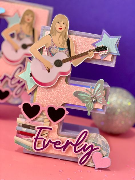 Taylor Swift Letter & Number Centerpiece: Perfect for Birthdays, Baby Showers, Princess Rooms, and Keepsakes! | CalitheMaker Shop Gold Taylor Swift, Princess Rooms, Taylor Swift Party Ideas, Taylor Swift Party, Taylor Swift Birthday, Birthday Centerpieces, 10th Birthday Parties, Party Decor Ideas, 3d Letters