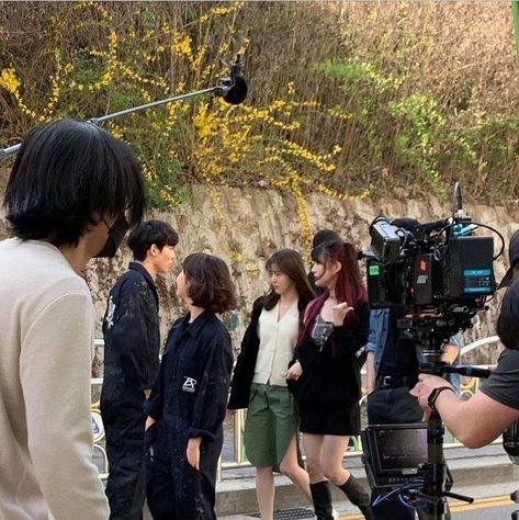 Kdrama Behind The Scene, Kdrama Nevertheless, Han Sohe, The Scene Aesthetic, Scene Aesthetic, Korean Drama Stars, Behind The Scene, Kdrama Actors, Thai Drama