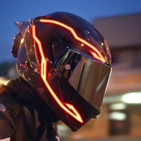 1.Motorcycle Helmet Signal Light Strip; 2.Material: PVC; 3.Weight: 0.08kg; 4.Size: 380*35mm(approx); 5.Application: Compatible with any helmet.6.Buyers may return the item(s) for a refund if they are Motorcycle Helmets Diy, Helmet Diy, Motorcycle Helmet Design, Biker Helmets, Cool Motorcycle Helmets, Helmet Light, Night Riding, Motorbike Helmet, Diy Light