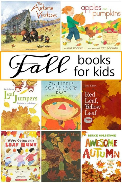 Fall Books Preschool, Preschool Leaves, Fall Picture Books, Library Dragon, Books For Preschool, Books For Preschoolers, Fall Science, Fall Books, Fall Classroom