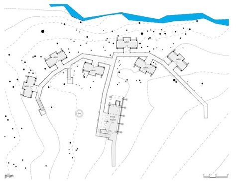 Camp Graham,Site Plan Camping Architecture, Vineyard Architecture, Glamping Inspiration, Urban Camping, Camp Design, Small Cabins, Resort Plan, Camping Site, Camping 101