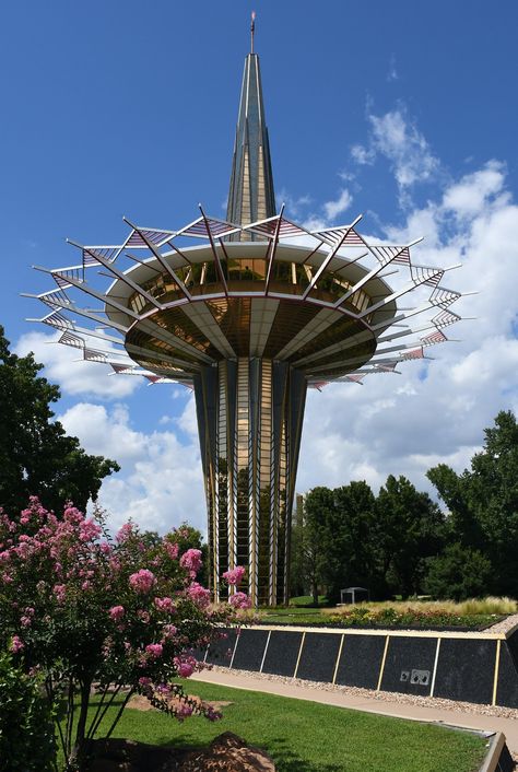 Prayer Tower, Oral Roberts University, Tulsa, OK | Completed… | Todd Jacobson | Flickr Oral Roberts University, Landscaping, Vision Board, Tower, University, Architecture, Travel