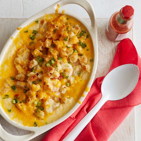 Seafood Grits, Shrimp And Grits Casserole, Grits Recipes, Instant Grits, Grits Casserole, How To Cook Grits, The Kitchen Food Network, Grits Recipe, Shrimp Grits