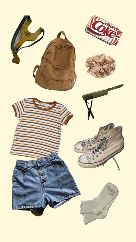 Summer Camp Slasher Outfit, 80s Summer Outfits Women, 80s Camp Outfit, 80s Summer Camp Aesthetic Outfits, Summer Camp Clothes Aesthetic, 80s Slasher Outfits, 80s Summer Camp Outfits, 80s Slasher Summer, Summerween Aesthetic Outfits