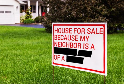 Here's one solution if you have terrible neighbors... Neighbor Quotes, Annoying Neighbors, Moving Day, Fed Up, Revenge, The Neighbourhood, Hunting, Funny Memes, Humor