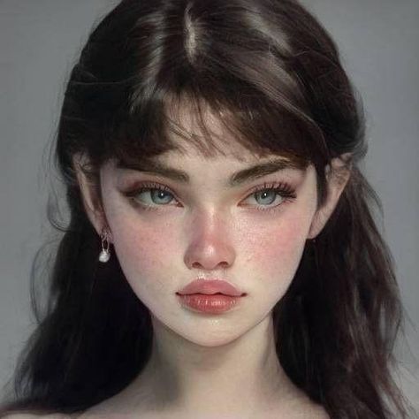 Denali Coven, Slimmer Face, Female Character Inspiration, Digital Portrait Art, Face Characters, Face Photography, Digital Art Anime, Girls Characters, Digital Art Girl