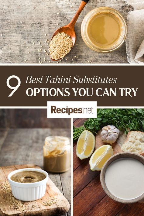 Tahini Sauce - Best Substitute Options You Can Try Tahini Substitute Hummus, Substitute For Tahini, Tahini Substitute, Tahini Recipes, Go To Recipes, Black Sesame Paste, Homemade Tahini, Tahini Cookies, Tahini Recipe