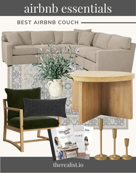 Blow your guests away and earn more 5-star reviews with these five best couches for your Airbnb: high-quality, durable, and inexpensive! Airbnb Living Room Ideas, Daily Stoic Journal, Airbnb Decor Ideas, Airbnb Living Room, Stoic Journal, Best Couches, The Daily Stoic, Coffee Table Alternatives, Coffee Table Small Space