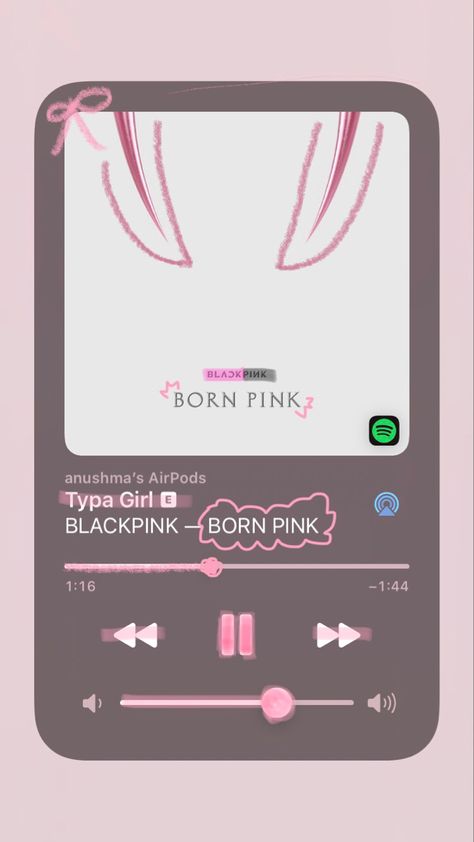 Jisoo Flower Spotify, Blackpink Music Aesthetic, Blackpink Album Wallpaper, The Girls Blackpink, Blackpink Album Aesthetic, Cute Kpop Wallpapers Aesthetic, Jisoo Spotify, Blackpink Pink Aesthetic, Pink Music Aesthetic