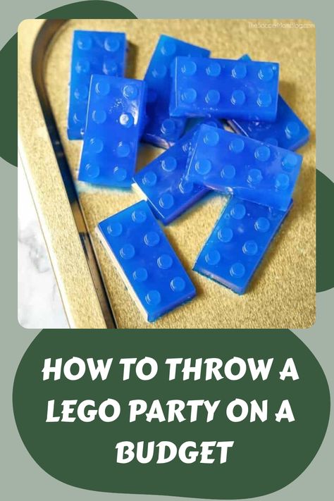 Best Lego Party Ideas! How to throw a LEGO party on a budget. Get DIY LEGO party ideas for decorations, food, and super fun LEGO party games. Space Lego Ideas, Lego Party Games Activities, Lego Party Activities Kids, Ninjago Party Games, Lego Games For Kids Party, Lego Birthday Party Decorations Diy, Lego Food Ideas, Lego Centerpiece Ideas, Diy Lego Birthday Party Ideas