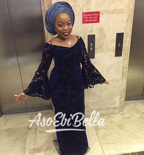 Iro And Buba Styles Lace Classy, Iro And Buba Styles, Iro And Buba Styles Lace, Buba Styles, Iro And Buba, Latest Aso Ebi Styles, African Traditional Wedding Dress, Nigerian Bride, Bellanaija Weddings