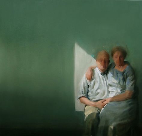 Portraiture of an old couple. Benjamin Bjorklund, Benjamin Björklund, Figurative Kunst, Figurative Artwork, Figurative Art, Figure Painting, Contemporary Paintings, Portrait Art, 그림 그리기