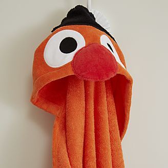 Sesame Street Ernie Hooded Towel Sesame Street Ernie, Kids Bath Towel, Bathroom Organization Diy, Hooded Towels, Bath Time Fun, Bath Essentials, Kids Bath, Bathroom Organizer, Hooded Towel