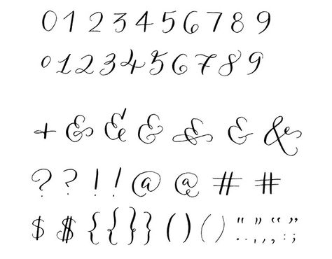 Fonts Alphabet Aesthetic, Alphabet Aesthetic, Calligraphy Numbers, Basic Calligraphy, Handwriting Numbers, Lettering Styles Alphabet, Brush Pen Lettering, Top Aesthetic, Lettering Guide