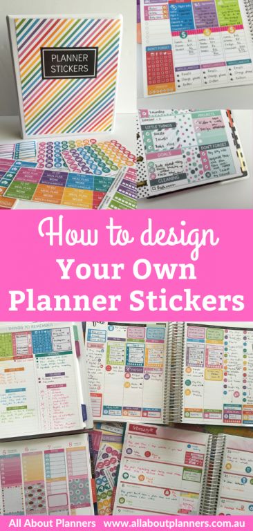 How to design planner stickers from start to finish (a sneak peak at my design process!) Make Planner, Cute Animal Stickers, Event Stickers, How To Make Planner, Functional Planning, Mambi Happy Planner, Projets Cricut, Pretty Planners, How To Make Stickers