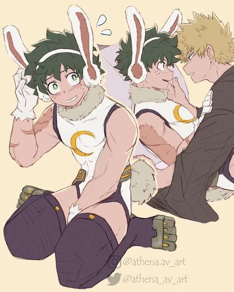 Deku Bunny Suit, Deku Bunny Outfit, Deku In A Bunny Suit, Bunny Midoriya, Bunny Izuku Bakudeku, Mha Support Course Oc, Deku In Mirko Suit, Wolf Bakugou X Bunny Deku, Bunny Deku X Wolf Kacchan