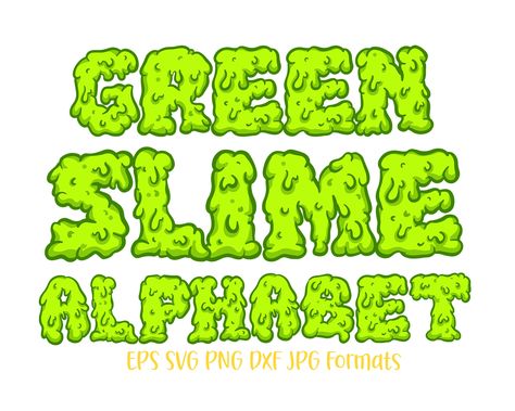 Slime Letters, Spongebob Font Alphabet, Slime Font Alphabet, Slime Font, Monster Fonts Alphabet, Monster Alphabet Letters Free Printables, Abc Cartoon, Monster Alphabet, Letters Template