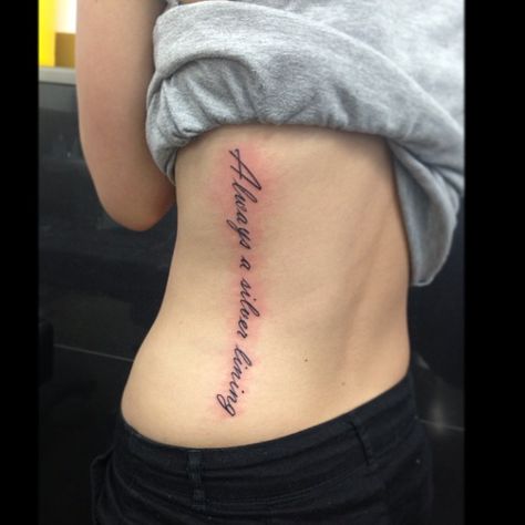 Silver Lining Tattoo, Lining Tattoo, Tattoo Beautiful, Silver Lining, Tatting, Tattoo Quotes, Henna, Piercings, Dancing