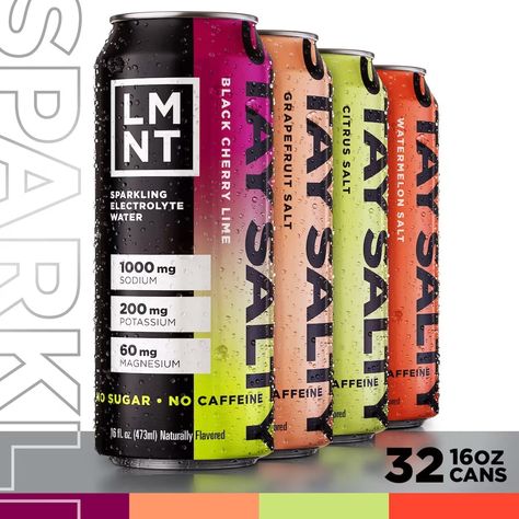 LMNT Sparkling - Drink LMNT. Electrolyte Water, Concept Inspiration, Golf Stuff, Electrolyte Drink, Sparkling Drinks, Fermenting, Canning Recipes, Christmas Wishlist, Mixed Drinks