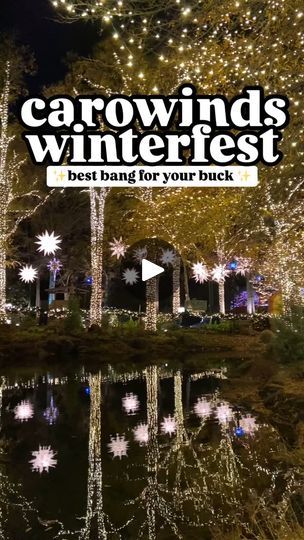 13K views · 1.9K reactions | 🎄 Carowinds WinterFest 🎄holiday lights in NC & SC - @carowinds 

✨Follow @fortmilladventures for more Fort Mill & CLT family activities • save & share with your crew!

Last year was our first year attending WinterFest and it was even more magical than I hoped for! I CANNOT wait for it to kick off this year and truly think this holiday event is the best bang for your buck in the city. (Should I give superlatives this year for the things we do?) 

Stroll through the park admiring millions of holiday lights, watch festive musical performances, ride rides and cap off the evening with the Wonderland Parade with Santa, floats and performers making the season bright!

✨Know Before You Go✨

🎉 Open select nights starting Nov 15 through January 4th
🎟️ Cost is $32.99 Atlanta Botanical Gardens Christmas, Atlanta Georgia Things To Do In, Georgia Christmas, Atlanta Downtown, Mountain Christmas, Helen Ga, Atlanta Botanical Garden, Travel Christmas, 29 December