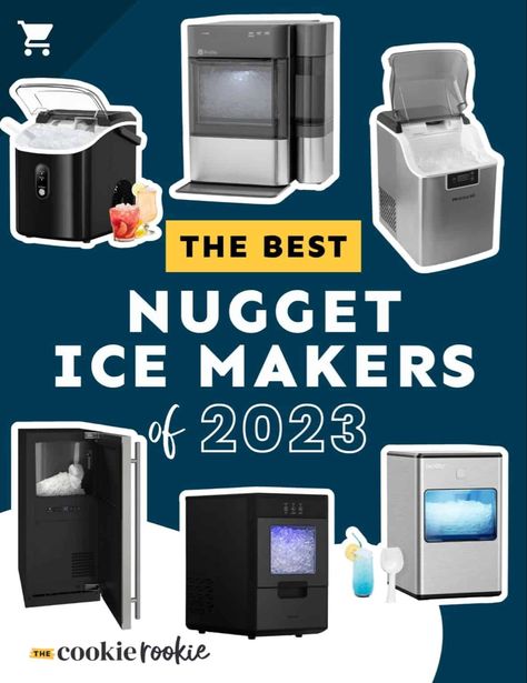 Nugget ice makers produce pellet-style ice that’s soft and chewable. We researched the best nugget ice makers to keep your beverages perfectly chilled. Sonic Ice Maker, Sonic Ice, Nugget Ice, Refrigerator Brands, Ice Bin, The Cookie Rookie, Cookie Rookie, Nugget Ice Maker, Ice Makers