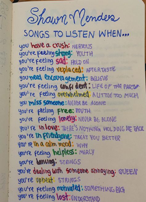 Songs For When, Good Vibes Music, Why Why Why Shawn Mendes, Good Vibes Quotes Positivity, Songs To Listen To When, Shawn Mendes Quotes Lyrics, Songs Every Girl Should Listen, Good Vibes Tattoo, Shawn Mendes Playlist