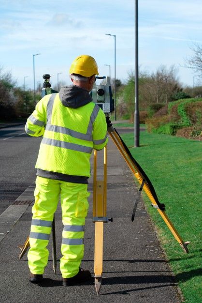 Surveyor site engineer installing tacheo... | Premium Photo #Freepik #photo #people #house #road #construction Road Engineering, Merlin The Wizard, Site Engineer, Document Sign, Road Construction, Plumbing Tools, Still Standing, Oil And Gas, Premium Photo