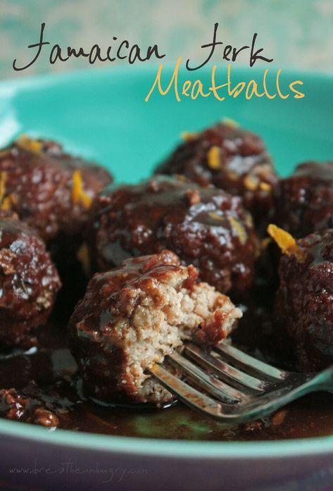 Keto Jamaican Jerk Meatballs | I Breathe I'm Hungry Low Carb Jamaican Recipes, Jamaican Meatballs, Jerk Meatballs Recipe, Caribbean Appetizers, Jerk Meatballs, Meatballs Low Carb, Gluten Free Meatballs Recipe, Meatloaf Meatballs, Ox Tail