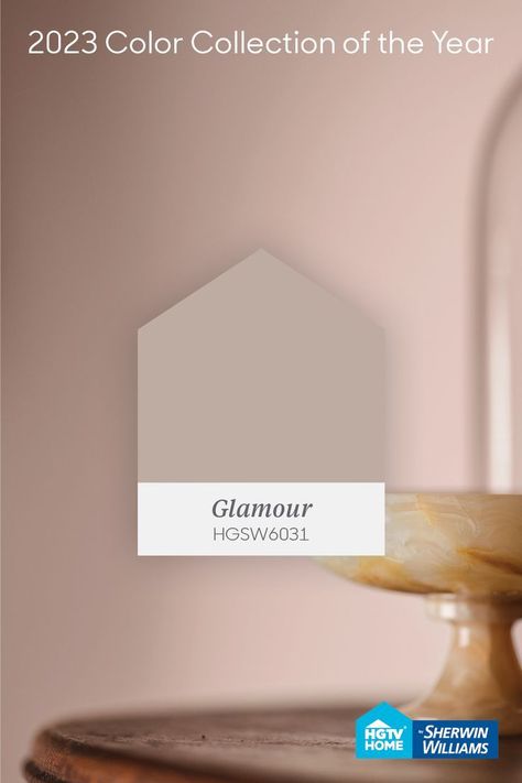 Glamour By Sherwin Williams, Glamour Sherwin Williams Paint Colors, Colors Of 2023 Home, Taupe Mauve Paint Colors, Mauve Trim White Walls, Sw Glamour Paint, Best Mauve Paint Colors Sherwin Williams, Glamour Paint Sherwin Williams, Sherwin Williams Mauve Paint Colors