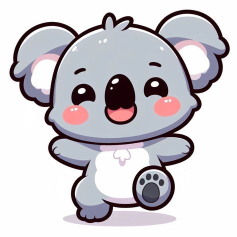 Kawaii Koala, Kawaii Png, Bear Template, Bear Design, Koala Bear, Cute Kawaii, Png Transparent, Transparent Png, Design Templates