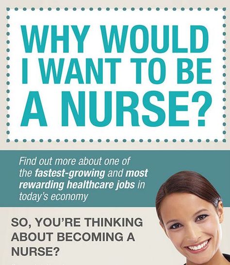 Why would I want to be a nurse? Check out this infographic outlining some of the reasons why you should become a nurse, whether it be an RN, CNA, or LPN. Why I Want To Be A Nurse Essay, Why Be A Nurse, Student Survival Kits, Nursery Nurse, Lpn Schools, Healthcare Jobs, College Majors, Nurse Rock, Practical Nursing