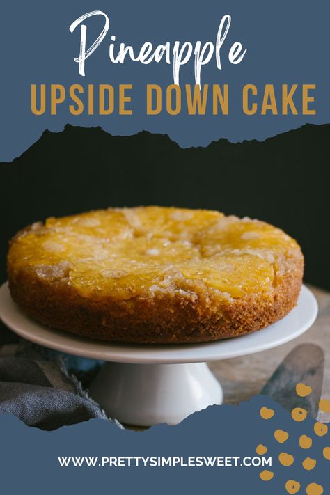 Moist Pineapple Upside Down Cake, Thick Caramel Sauce, Lavender Dessert, Bakery Style Muffins, Homemade Scones, Summer Cake, Vanilla Sponge Cake, Moist Cake, Spring Desserts