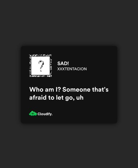 SAD! ~ XXXTENTACION #sadmusic Hope Xxtenations Lyrics, Xxxtancion Songs Lyrics, Tentacion Lyrics, Xxxtentaction Quotes Lyrics, Xxxtentaci̇on Lyrics, Xxtenations Quotes, Xxtenations Lyrics, Xxxtentacion Lyrics, Juice Lyrics